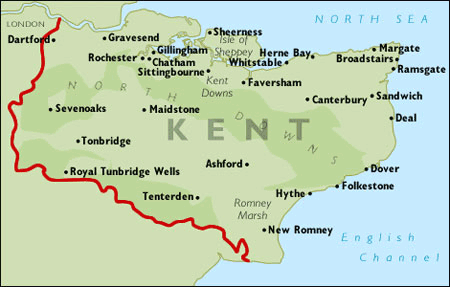 Broadband Kelk Comms Kent Telephone Systems Map